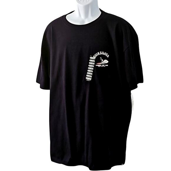 Quiksilver Men's Sleighers Club Short Sleeve T-Shirt - Navy, Size XXL (NWT) - Picture 3 of 7